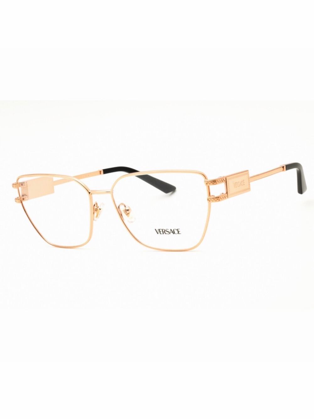NEW Versace VE1301 1412 Rose Gold Eyeglasses Authentic